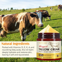 Lxitian manteca de res textura crema, sensación sedosa para rostro y cuerpo.