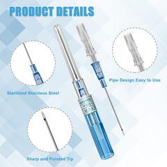 Lyuxzad aguja catéter 16G para labio, perforación precisa y suave
