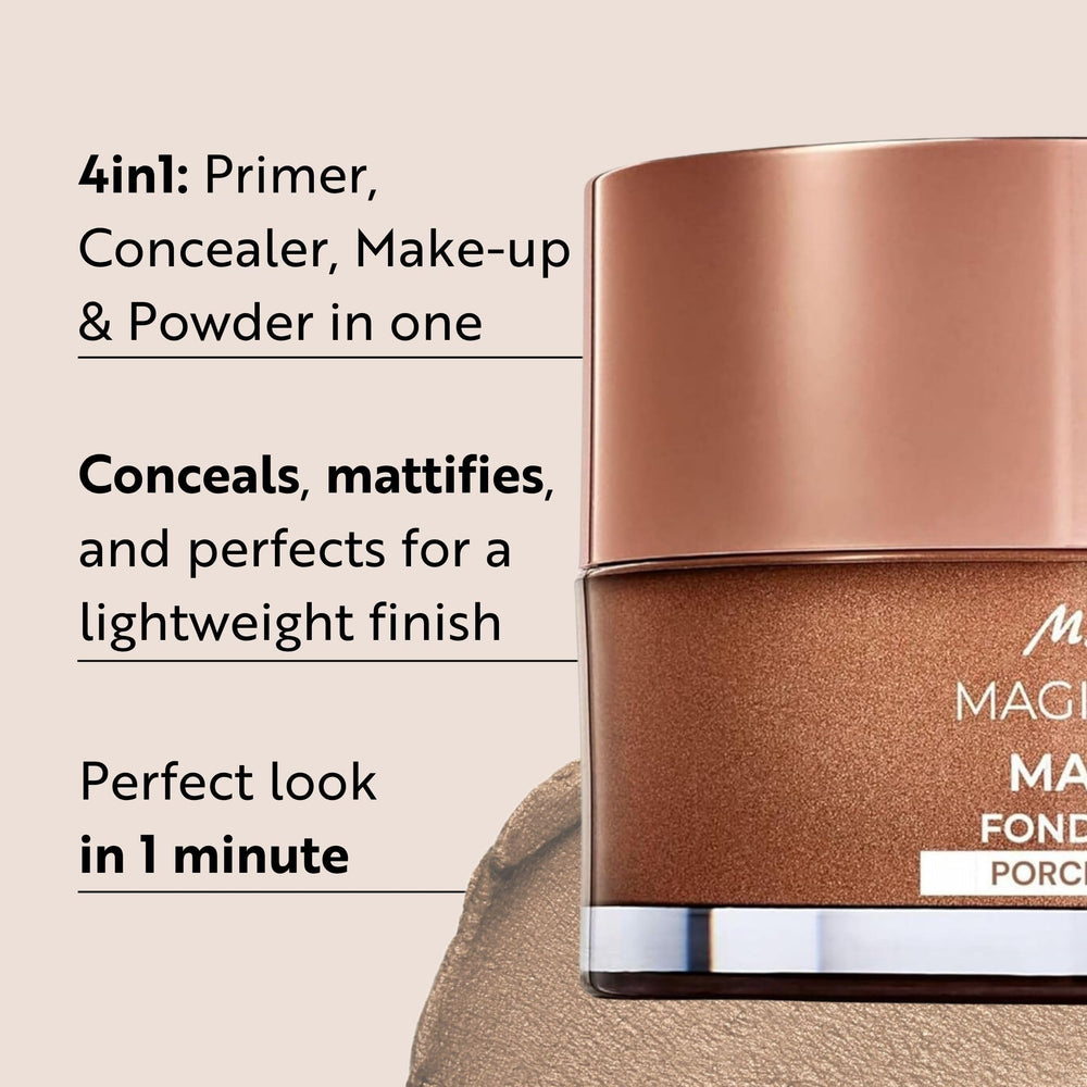 M. Asam Magic Finish Porcelain Teint Mousse: base de maquillaje suave para acabado natural