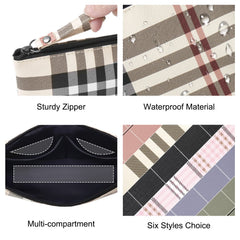 MAANGE bolsa maquillaje con cremallera duradera y resistente