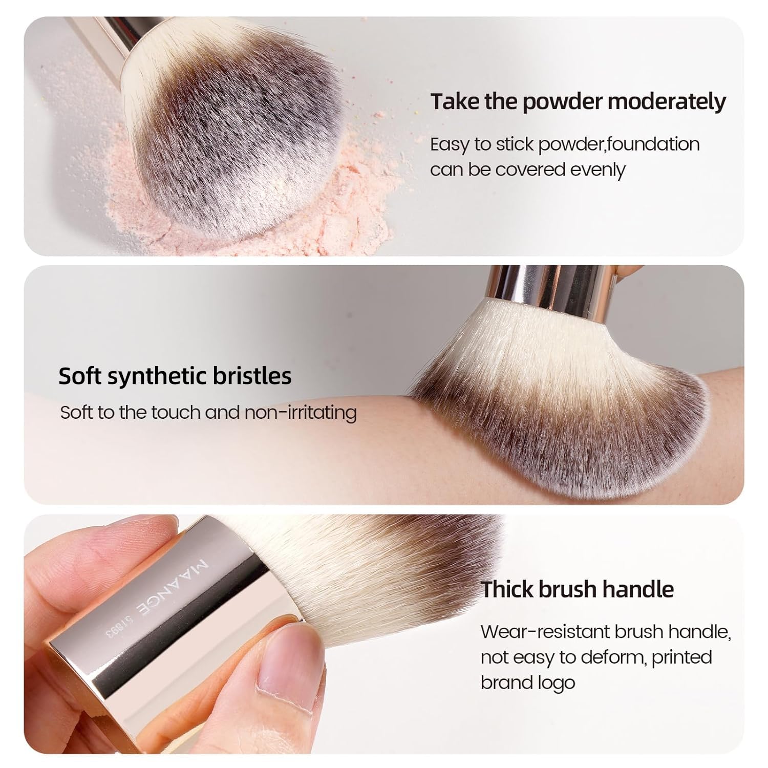 Maange brochas corrector crema, precisión para corregir imperfecciones.