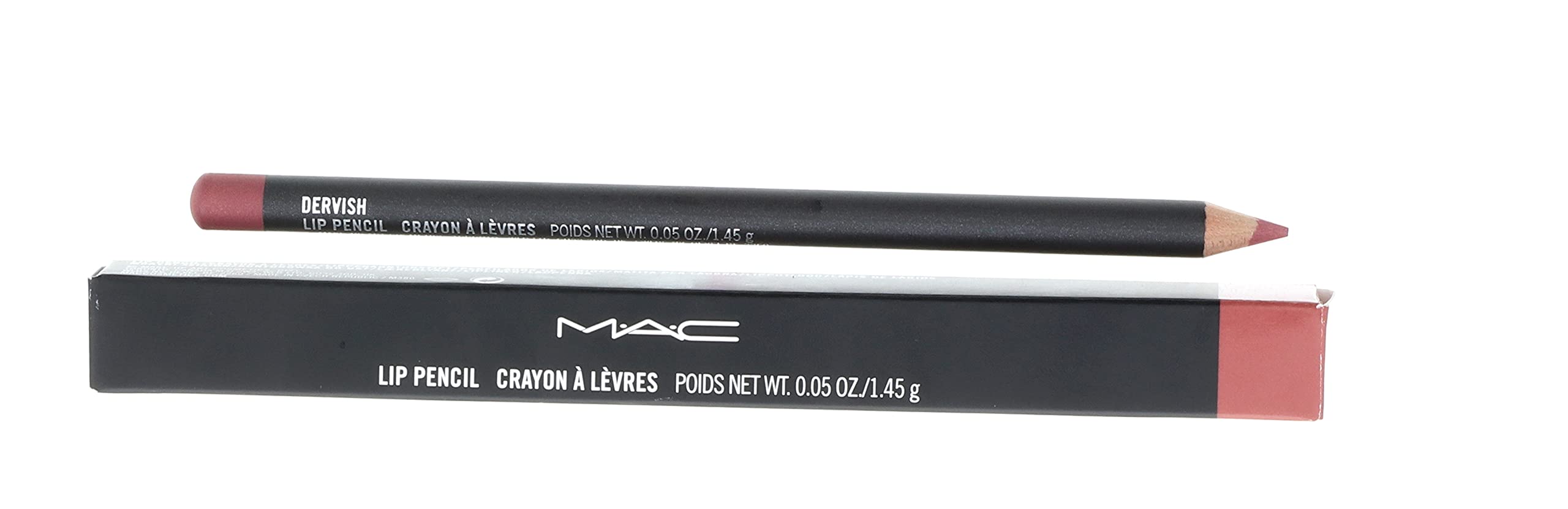 MAC Lápiz delineador de labios Dervish define labios con precisión para un contorno limpio.