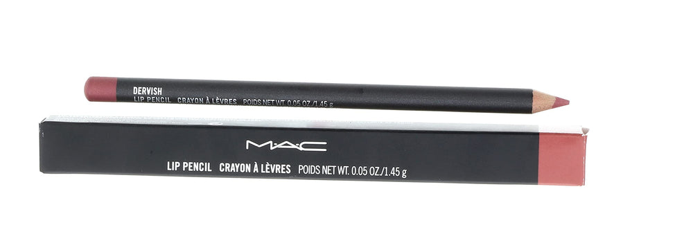 MAC Lápiz delineador de labios Dervish compacto para retoques en bolso.