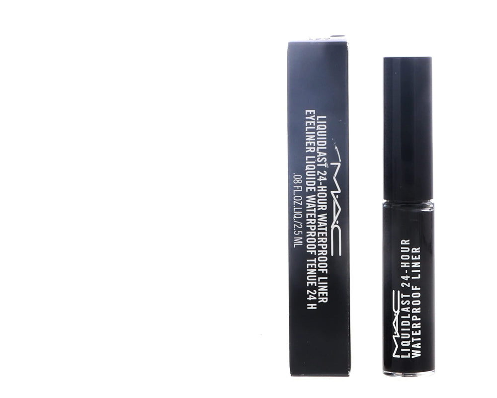 MAC Liquidlast Point Black, trait précis pour un regard net et durable.