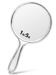 Macaki espejo doble cara 1X/5X para maquillaje preciso