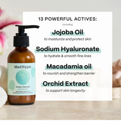 Mad Hippie Cream Cleanser con ácido hialurónico para mantener la hidratación.