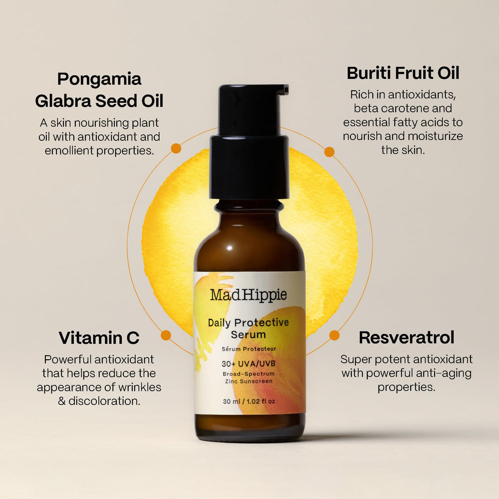 Mad Hippie SPF30 diario: protector mineral para piel saludable al salir al sol