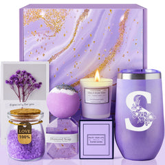 MADDIFY cesta-regalo spa lavanda para relajación en casa