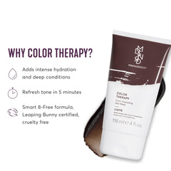 Madison Reed Color Therapy Caffé: aplicación de 5 minutos en la ducha para tono rápido.