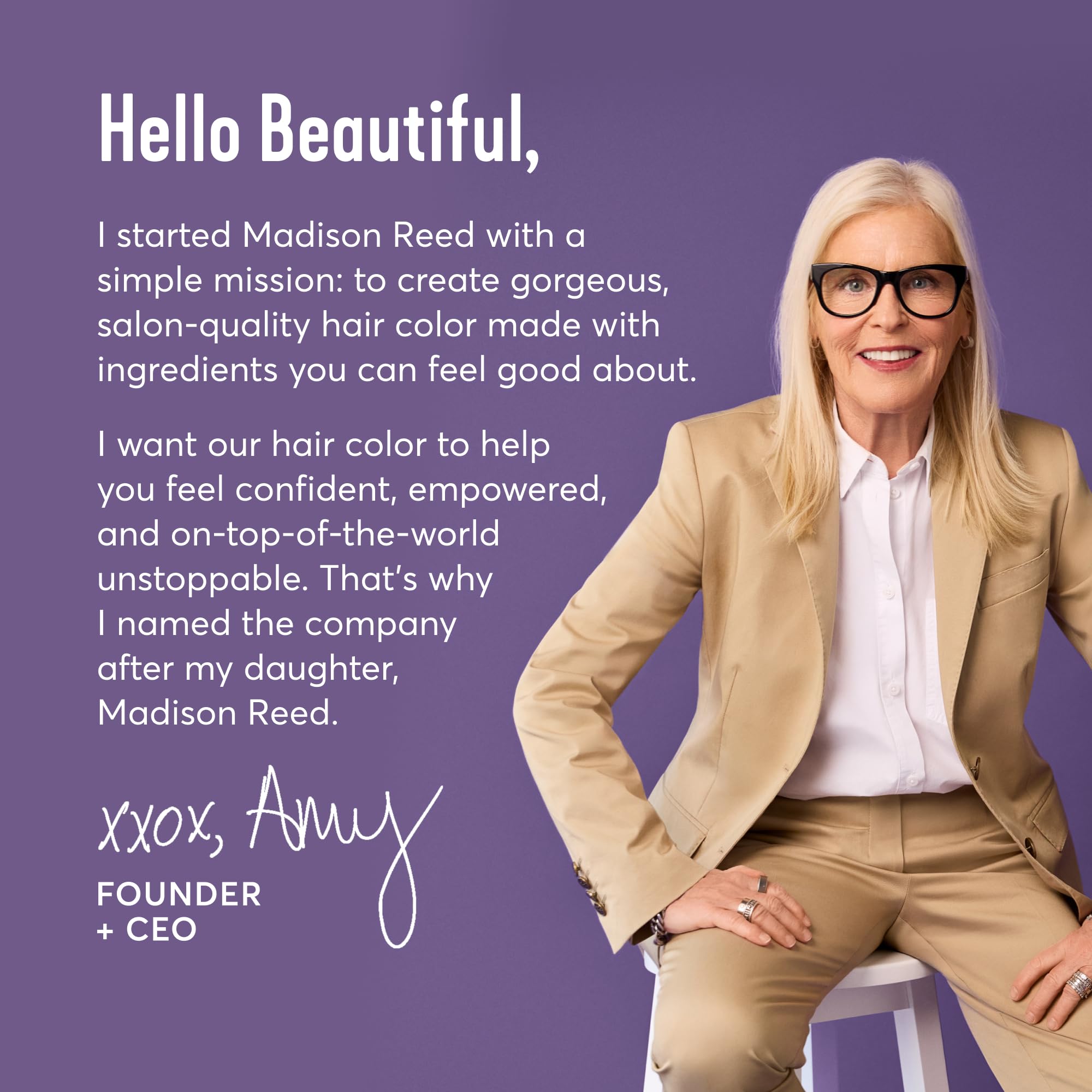 Madison Reed compacto y portable para retoques sobre la marcha.