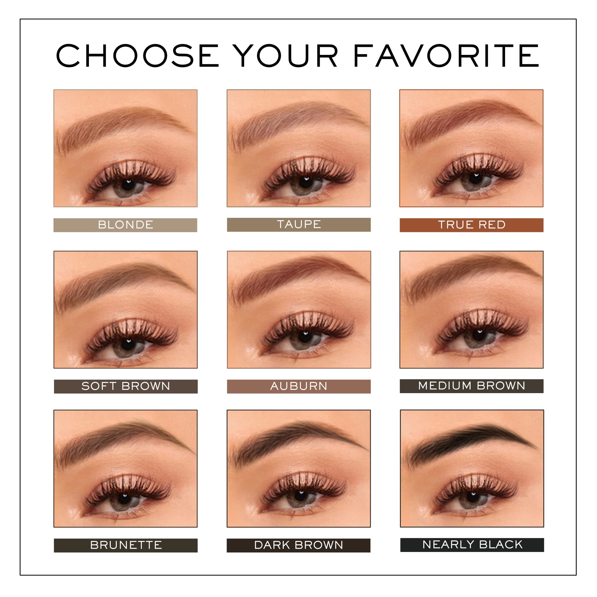 MADLUVV Brow Stamp Refill fijación resistente sin manchas.
