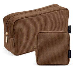 MAGEFY neceser de maquillaje grande con cremallera, ideal para organizar cosméticos en el bolso