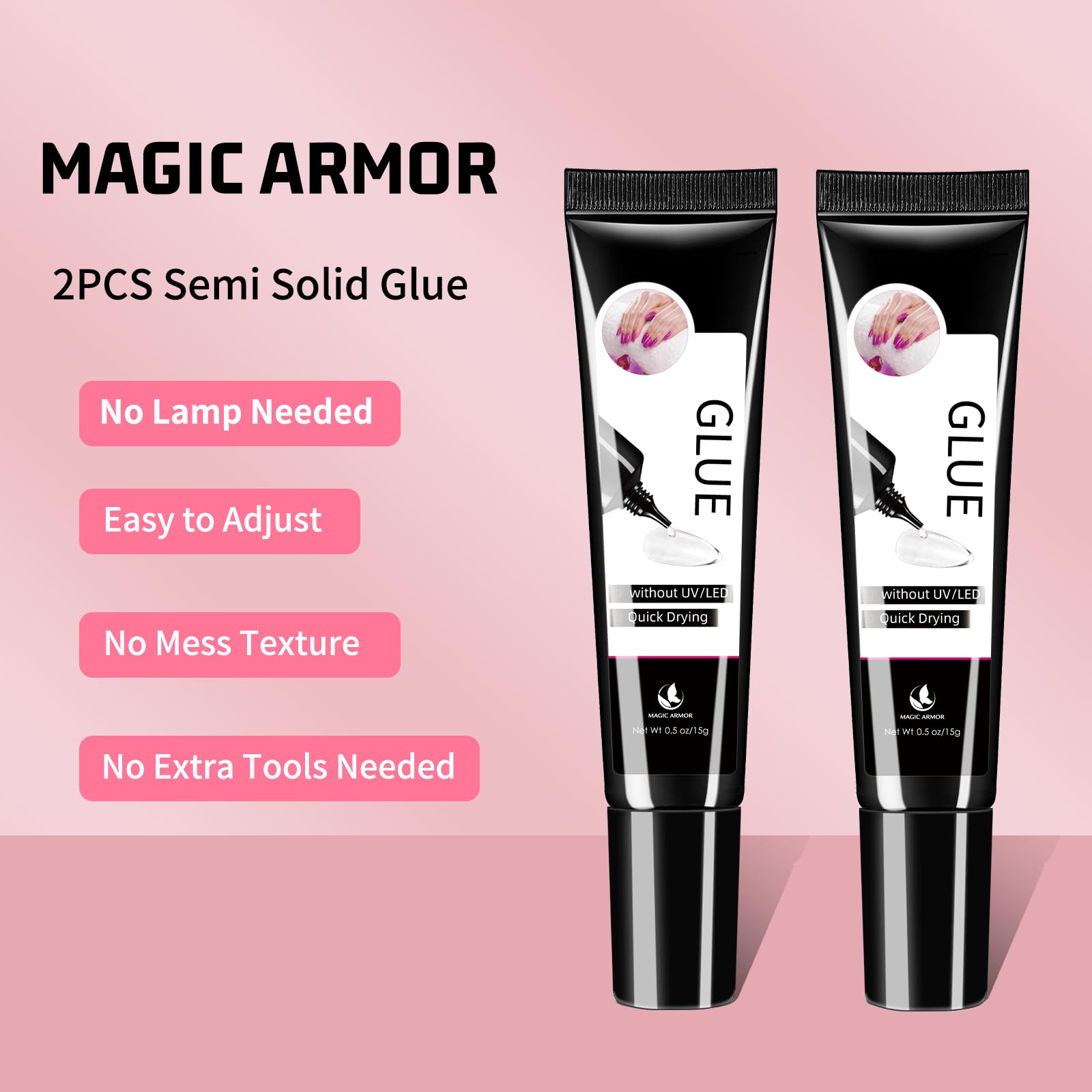 MAGIC ARMOR tubo de aluminio de embalaje mejorado para mayor durabilidad.