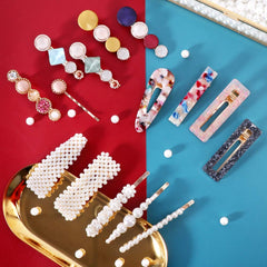 Magicsky barrettes resina mármol: estilo moderno y ligero para peinados