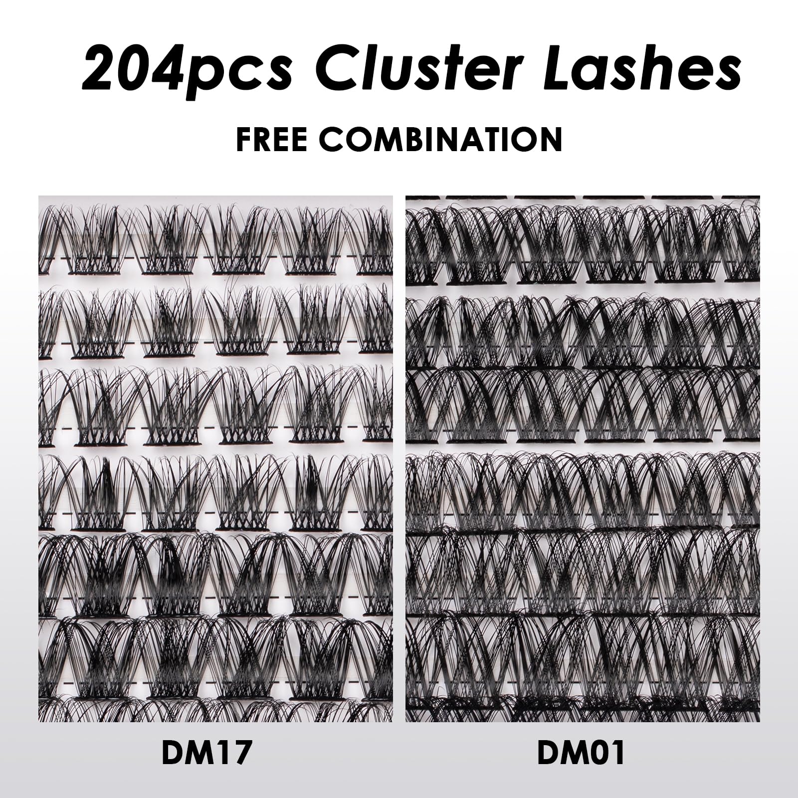 Magnetic SL natural flat cluster lashes blend smoothly with lashes