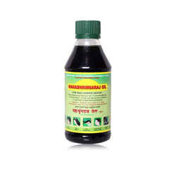 Mahabhringaraj Aceite para cuero cabelludo, masaje calmante para la rutina nocturna