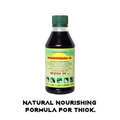 Frasco Mahabhringaraj de 200 ml para cuidado capilar