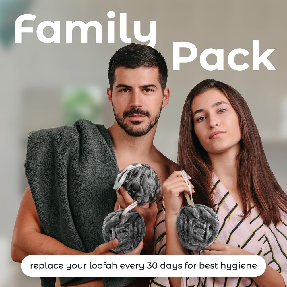 MainBasics lufa con cuerda para colgar, práctico almacenamiento