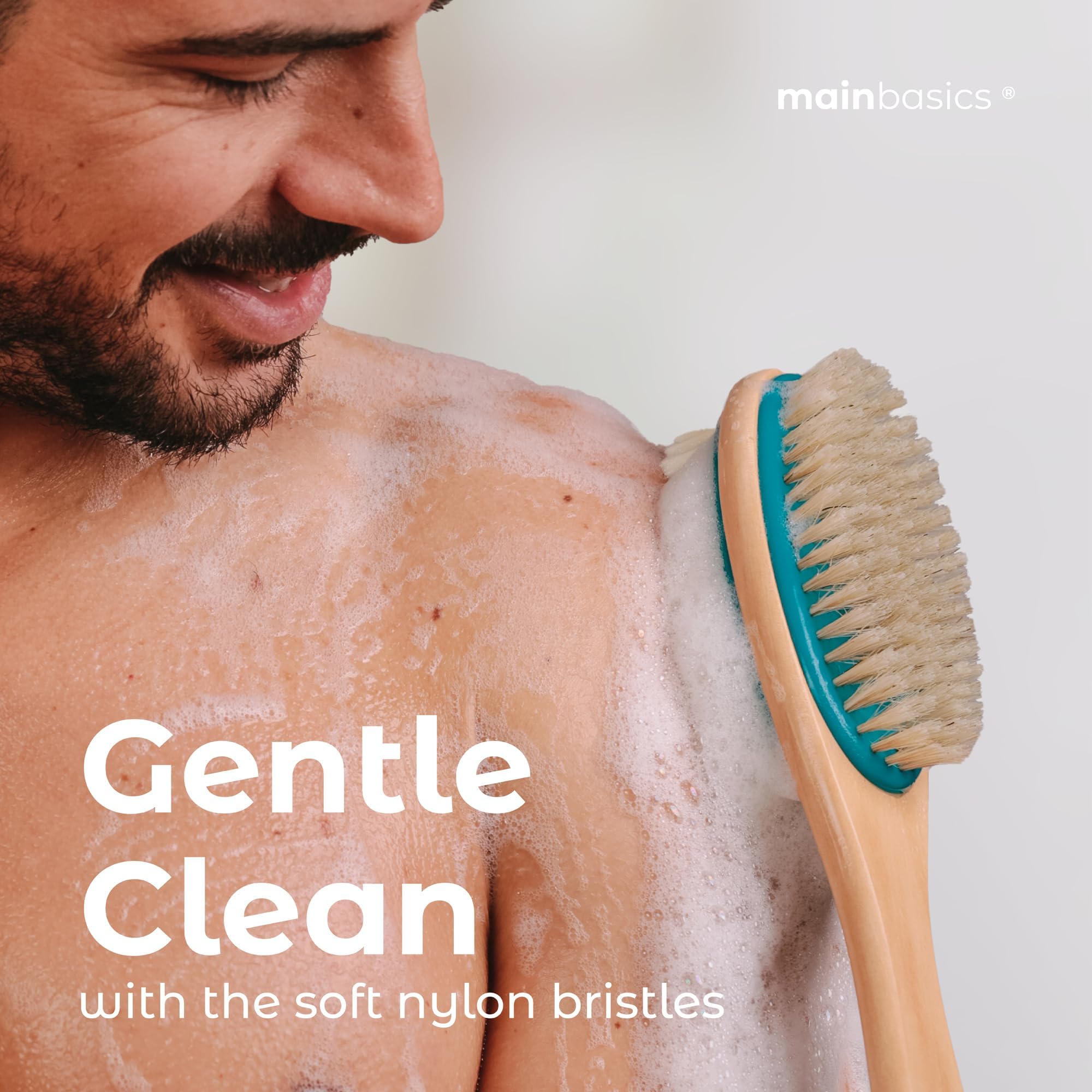 MainBasics mango ergonómico antideslizante ofrece un agarre seguro.