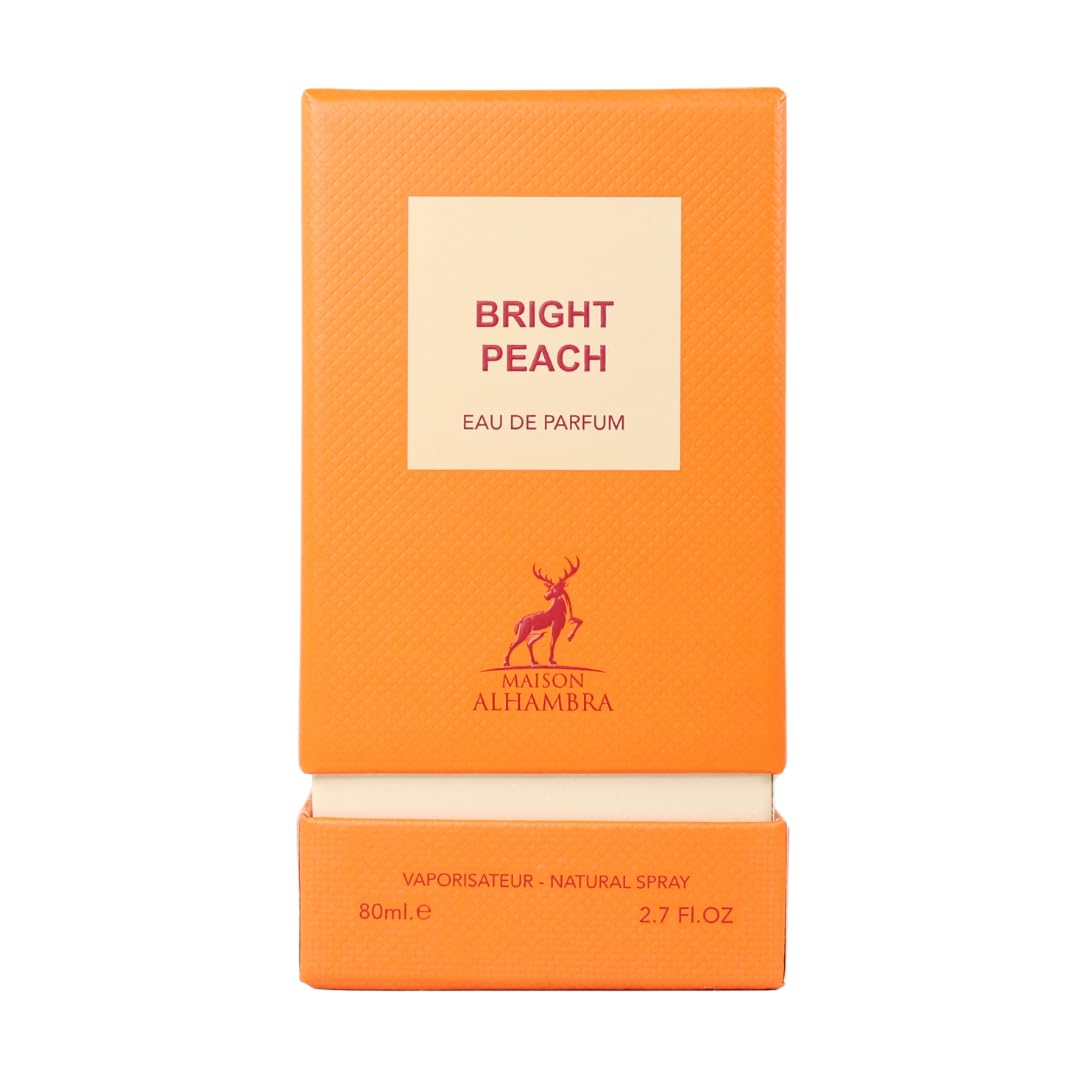 Maison Alhambra Coral Blush: rociado del frasco para un toque de lujo.