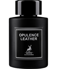 Maison Alhambra Opulence Leather frasco elegante para noches especiales