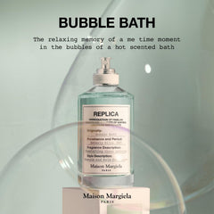Maison Margiela Replica Baño de Burbujas leche de coco para suavidad.