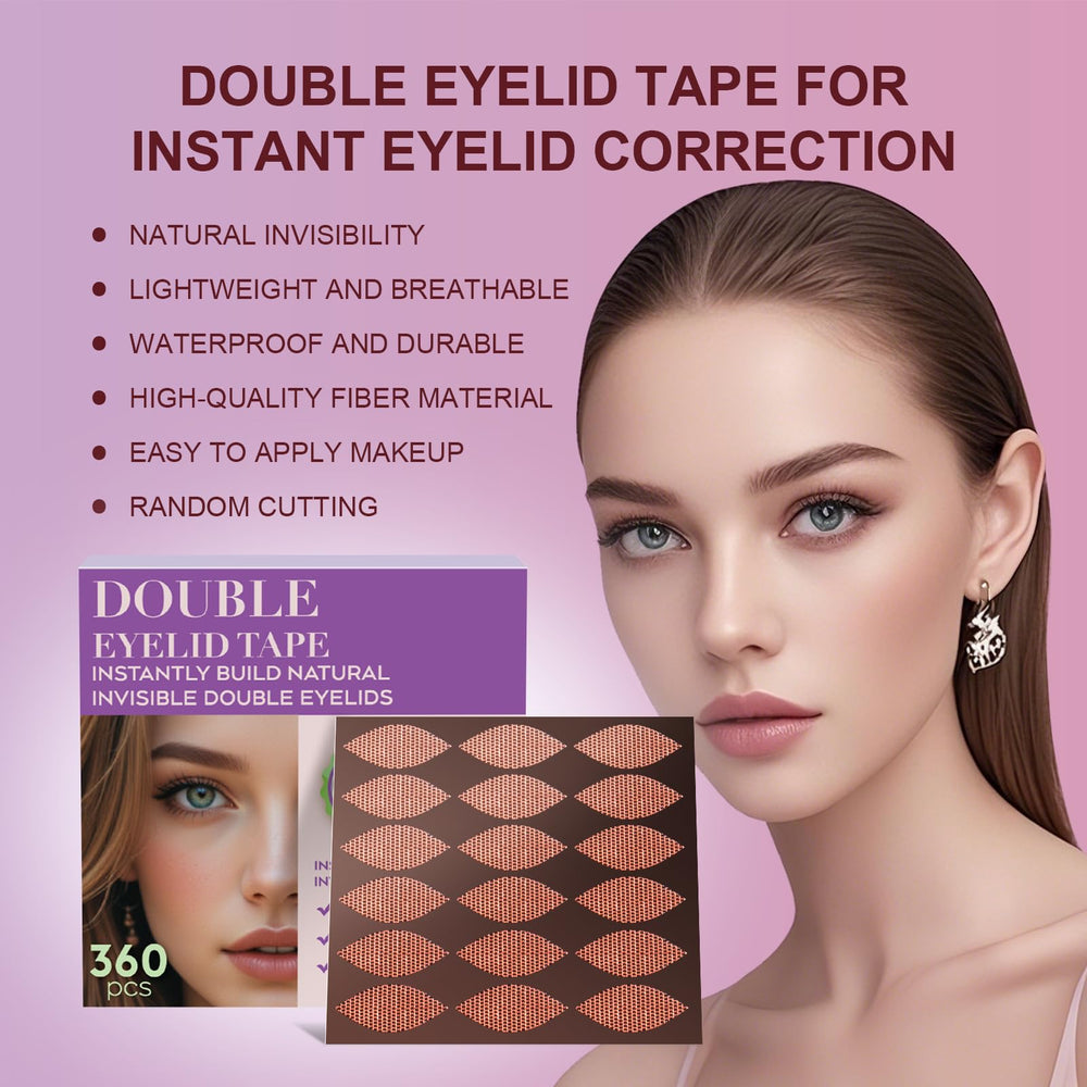 Majaium tiras de encaje para pliegues suaves en ojos con pliegues variados.