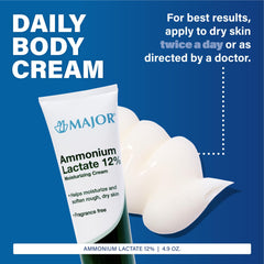 MAJOR crema lactato amonio 12% textura crema suave para exfoliar