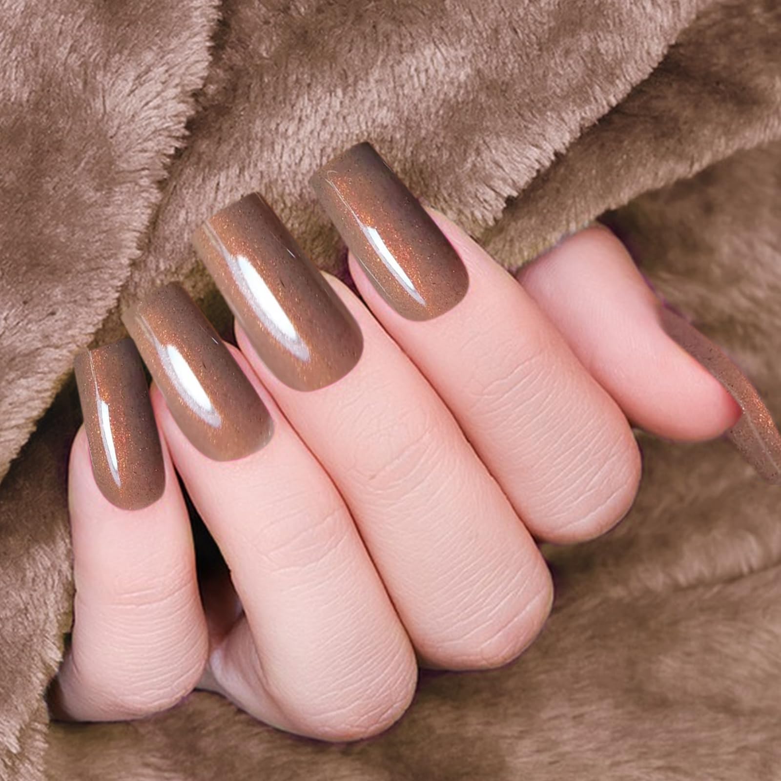 Major Dijit Esmalte Ocre listo para arte de uñas
