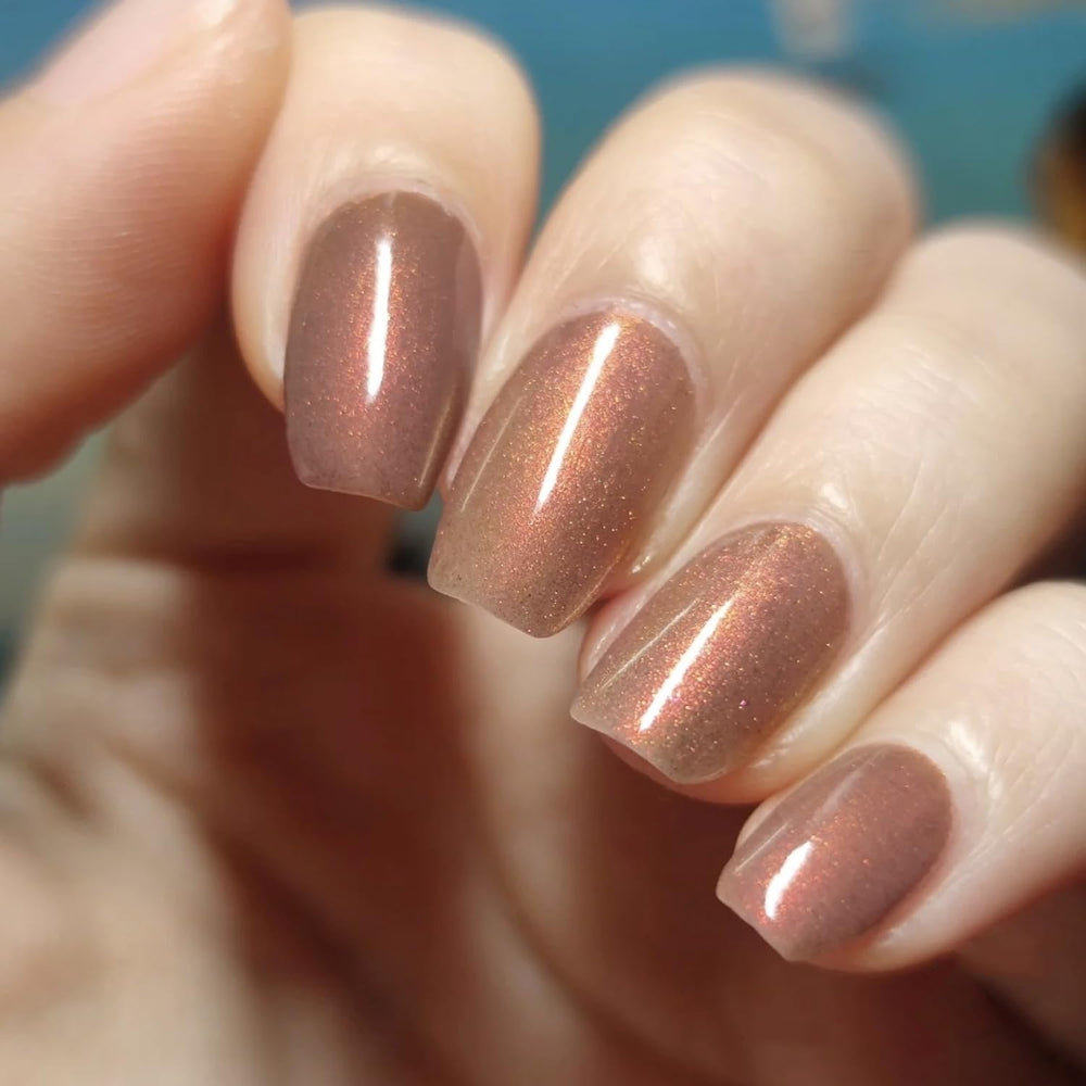 Major Dijit Esmalte Ocre acabado brillante que realza uñas