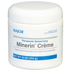 MAJOR Minerin Créme, bote 16 oz para hidratar piel extremadamente seca