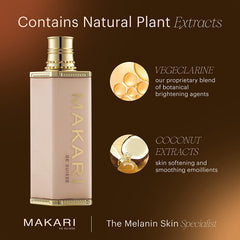 MAKARI Premium+ Aplicación corporal para cuidado diario y brillo.