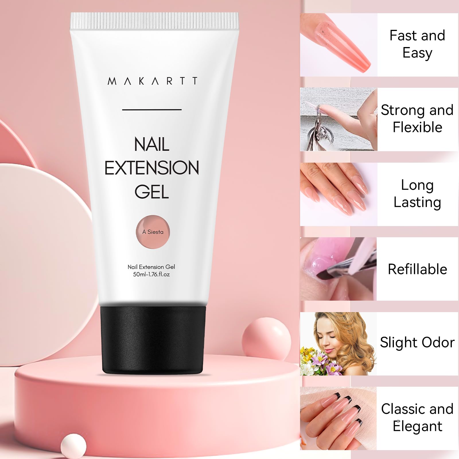 Makartt modelado 3D con gel, crea formas modernas.