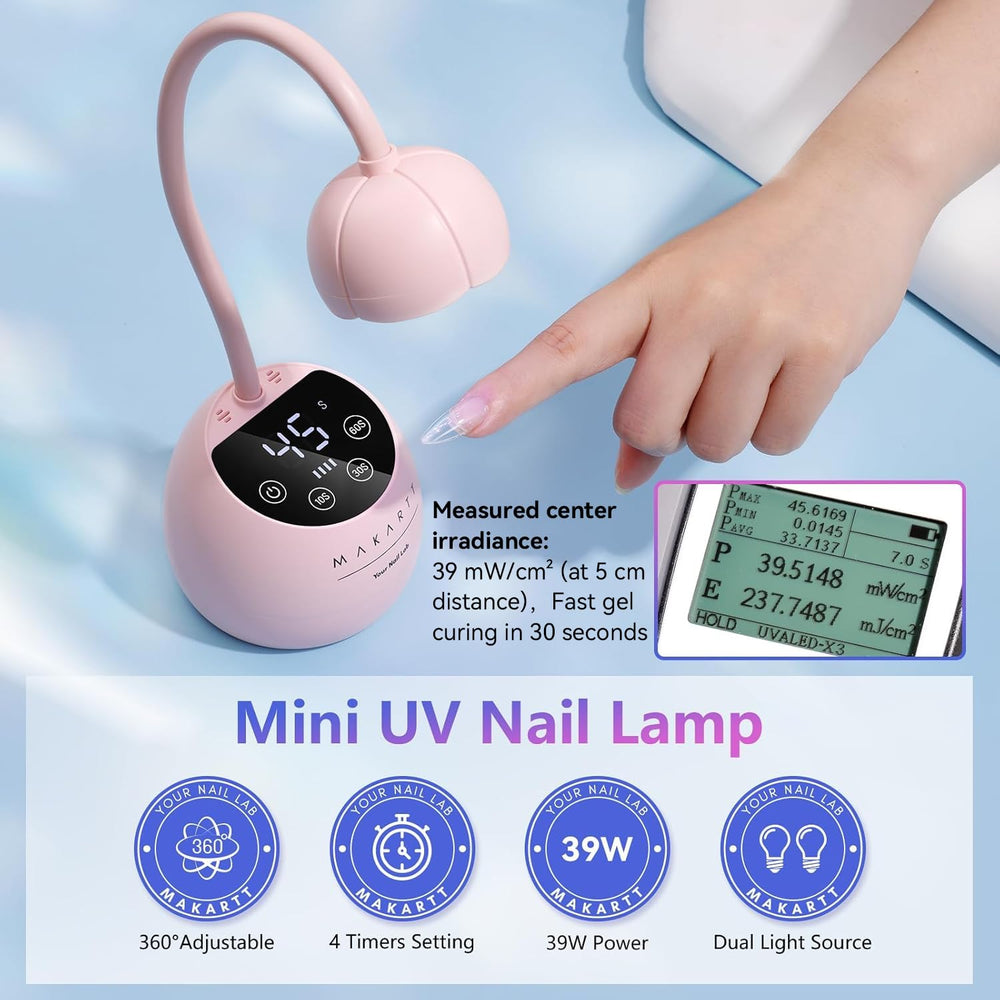 Makartt lámpara UV LED para uñas con sensor infrarrojo para encendido automático.