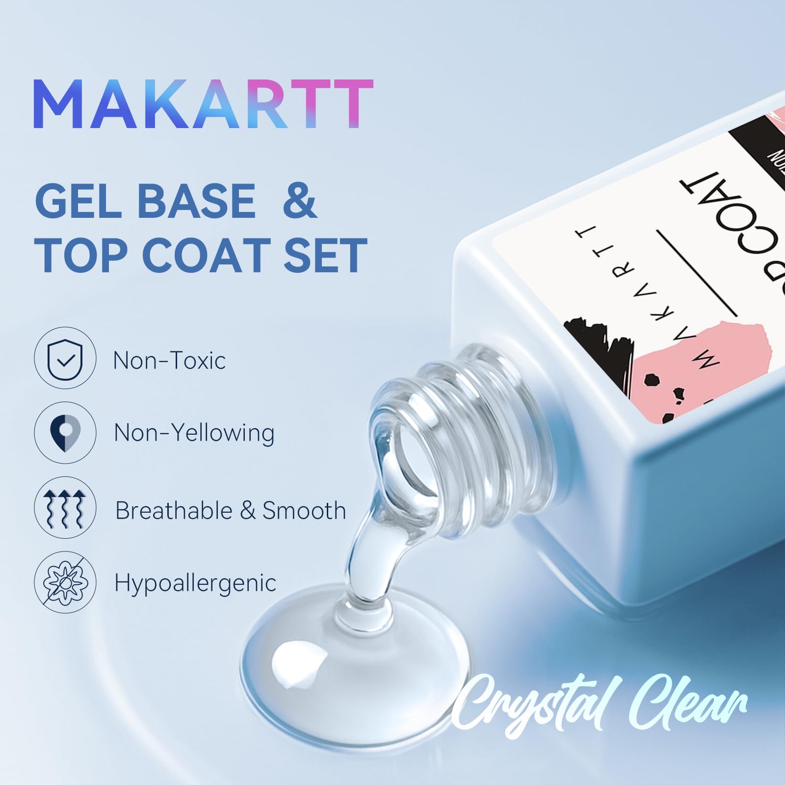 Makartt Acabado Brillante Espejo para un look pulido.