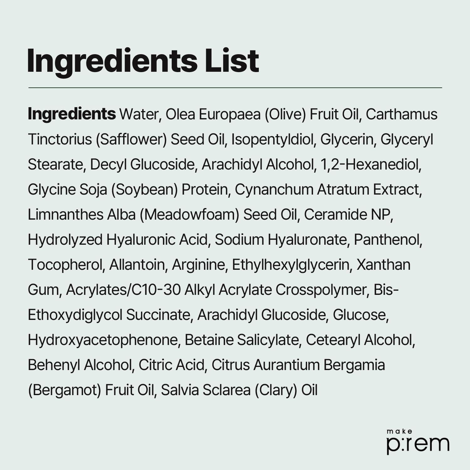 MAKEP:REM Safe Me, uso diario para una limpieza calmante.