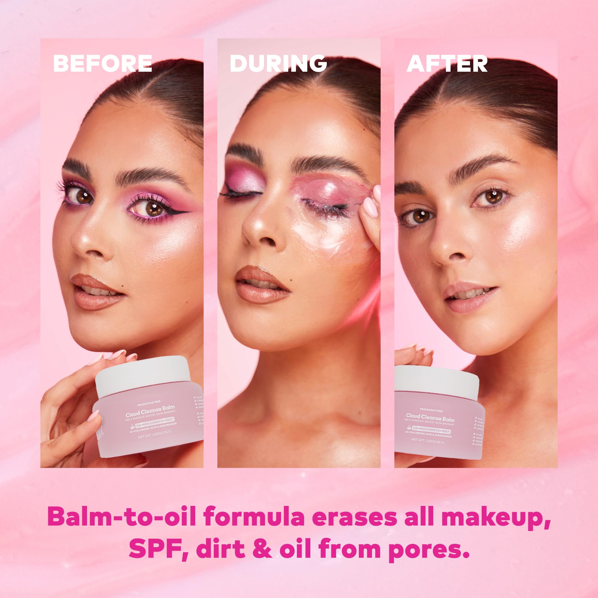 MakeUp Eraser Cloud Cleanse Balm: eliminación de maquillaje impermeable sin residuo