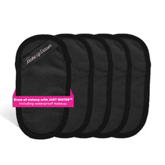MakeUp Eraser Mini PRO 5-pack, frente negro, elimina maquillaje con agua