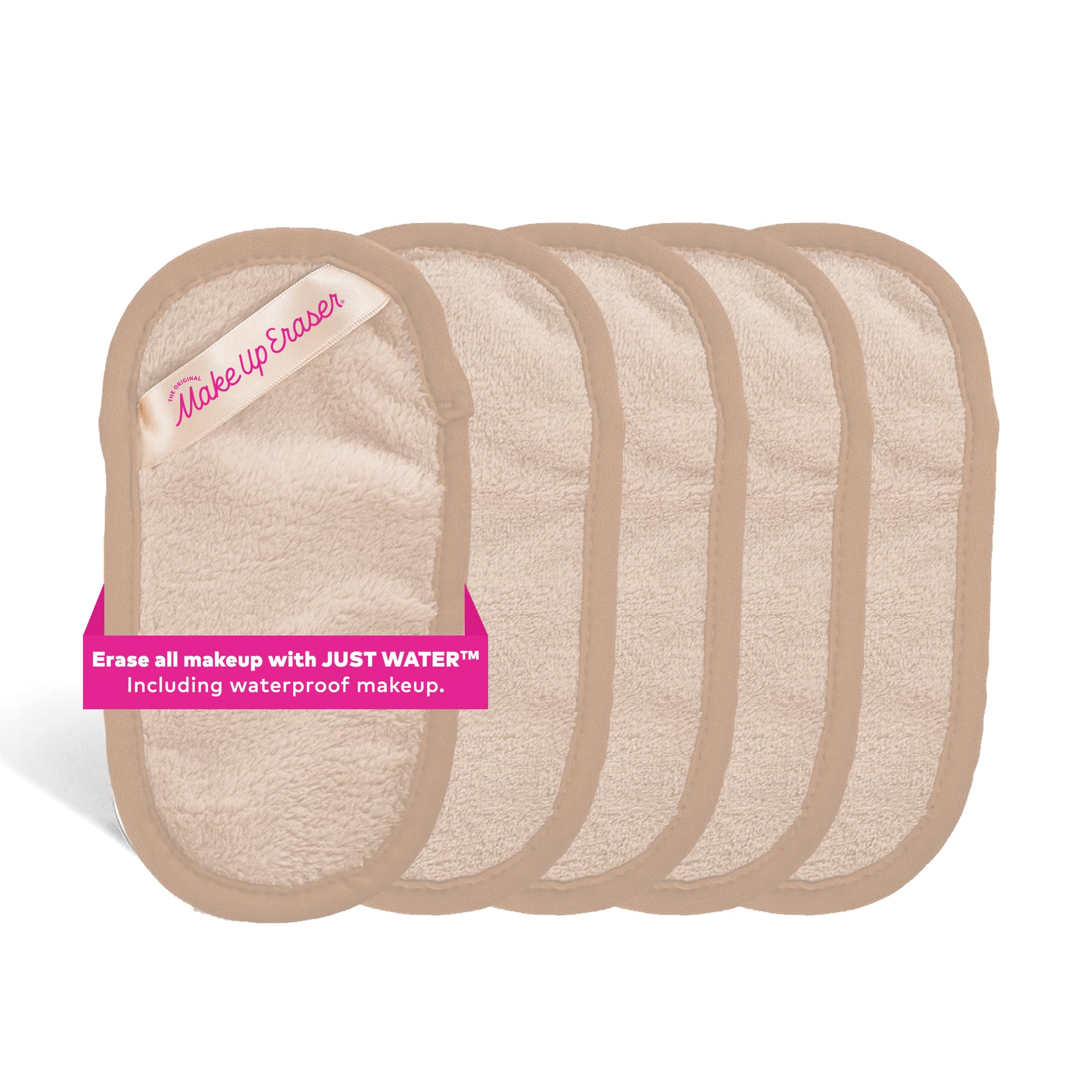 MakeUp Eraser Original Mini PRO 5-Pack con agua desmaquilla sin toallitas.