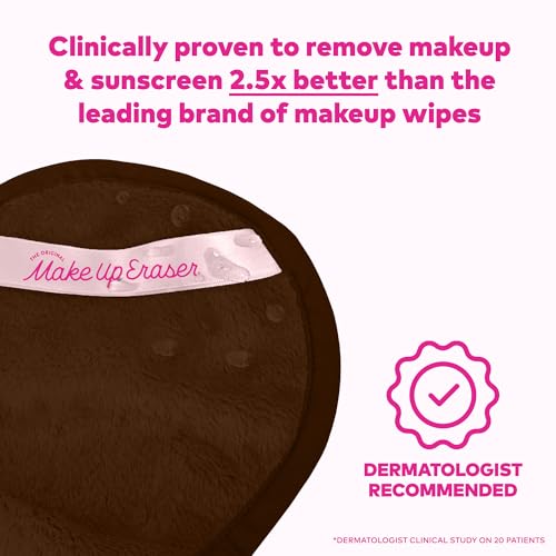 MakeUp Eraser PRO Mocha close-up fiber highlights gentle cleansing.