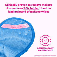 MakeUp Eraser Pro Original detalle de fibras largas para exfoliar suavemente.