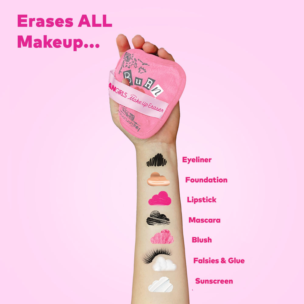MakeUp Eraser 7 días: fibras ultra suaves para piel suave sin irritación.