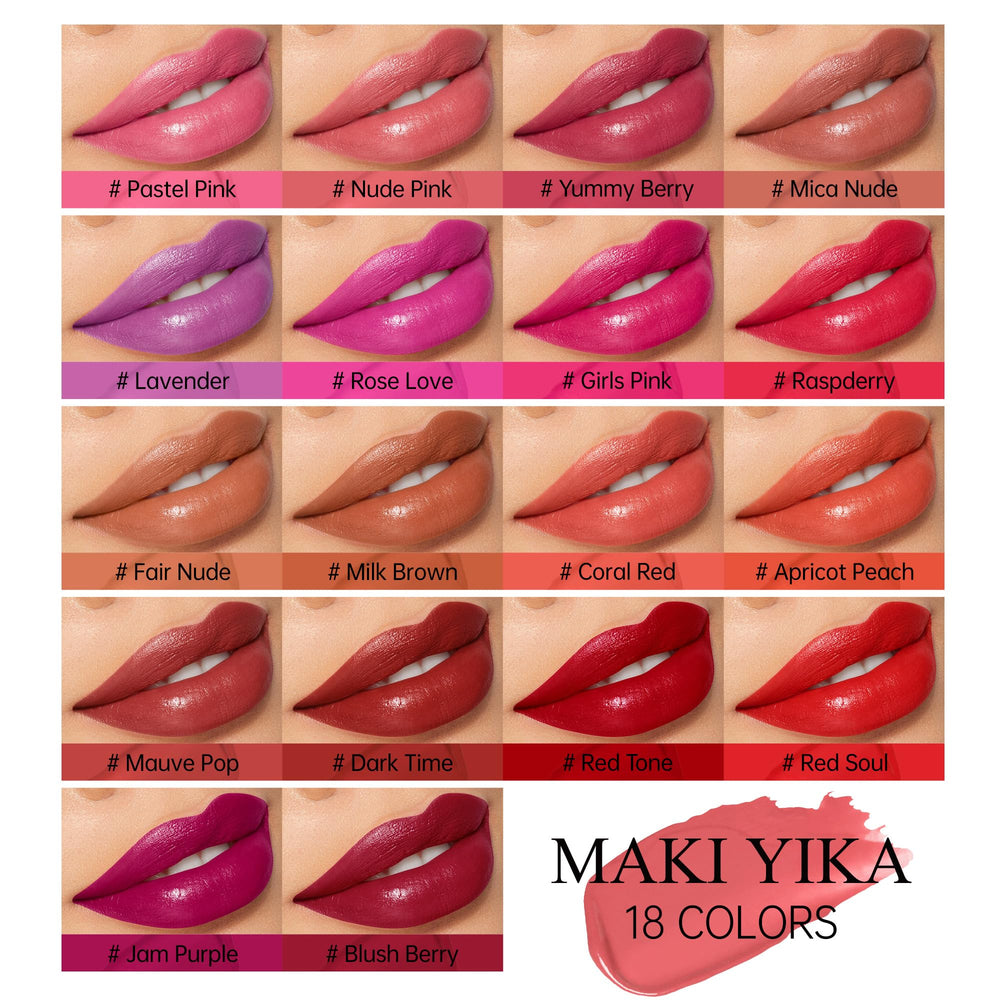MAKI YIKA emblem on lipstick packaging