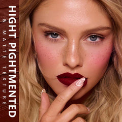 MAKI YIKA lipstick being applied for a smooth, weightless feel