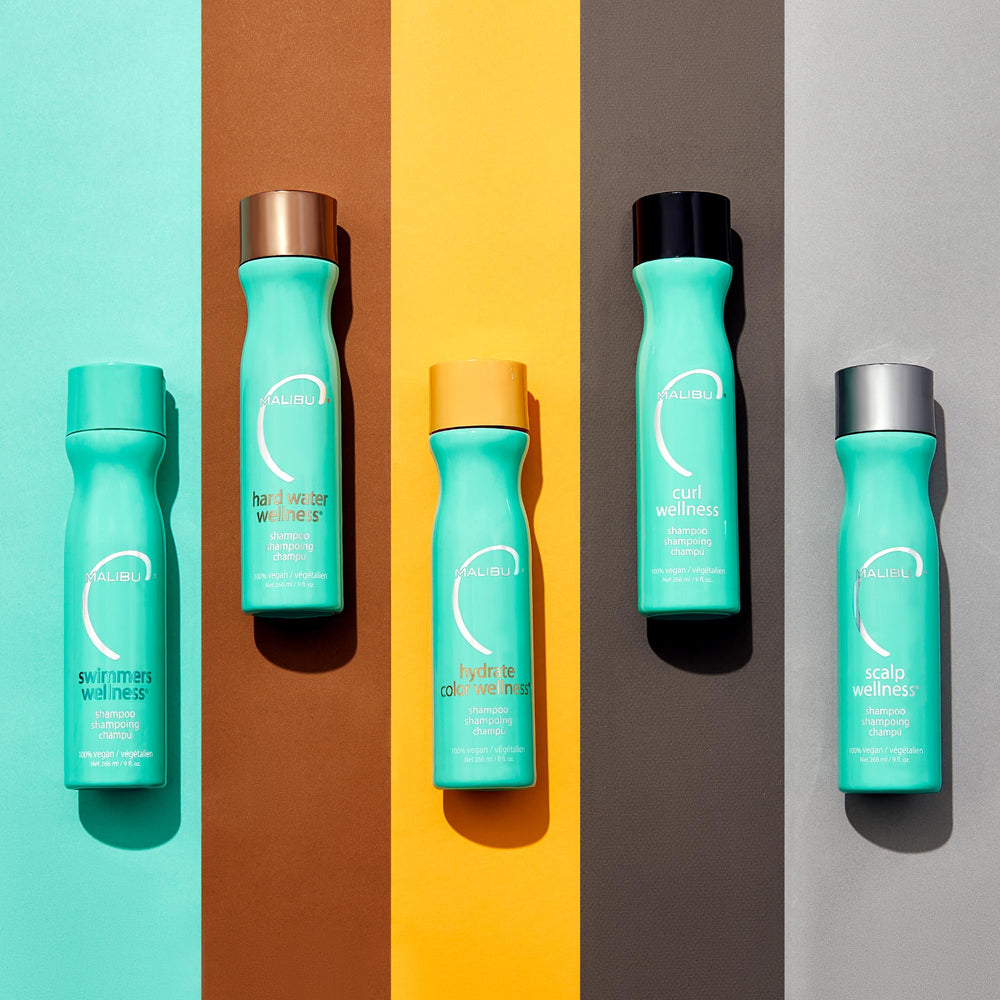 Malibu C champú, hidratación profunda para el cabello.