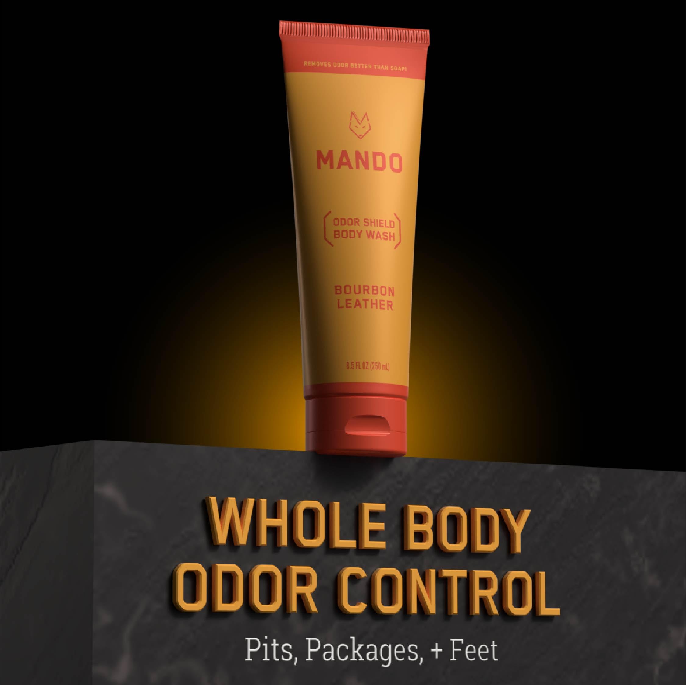 Mando Douche Quotidienne – routine sans SLS et sans parabènes.