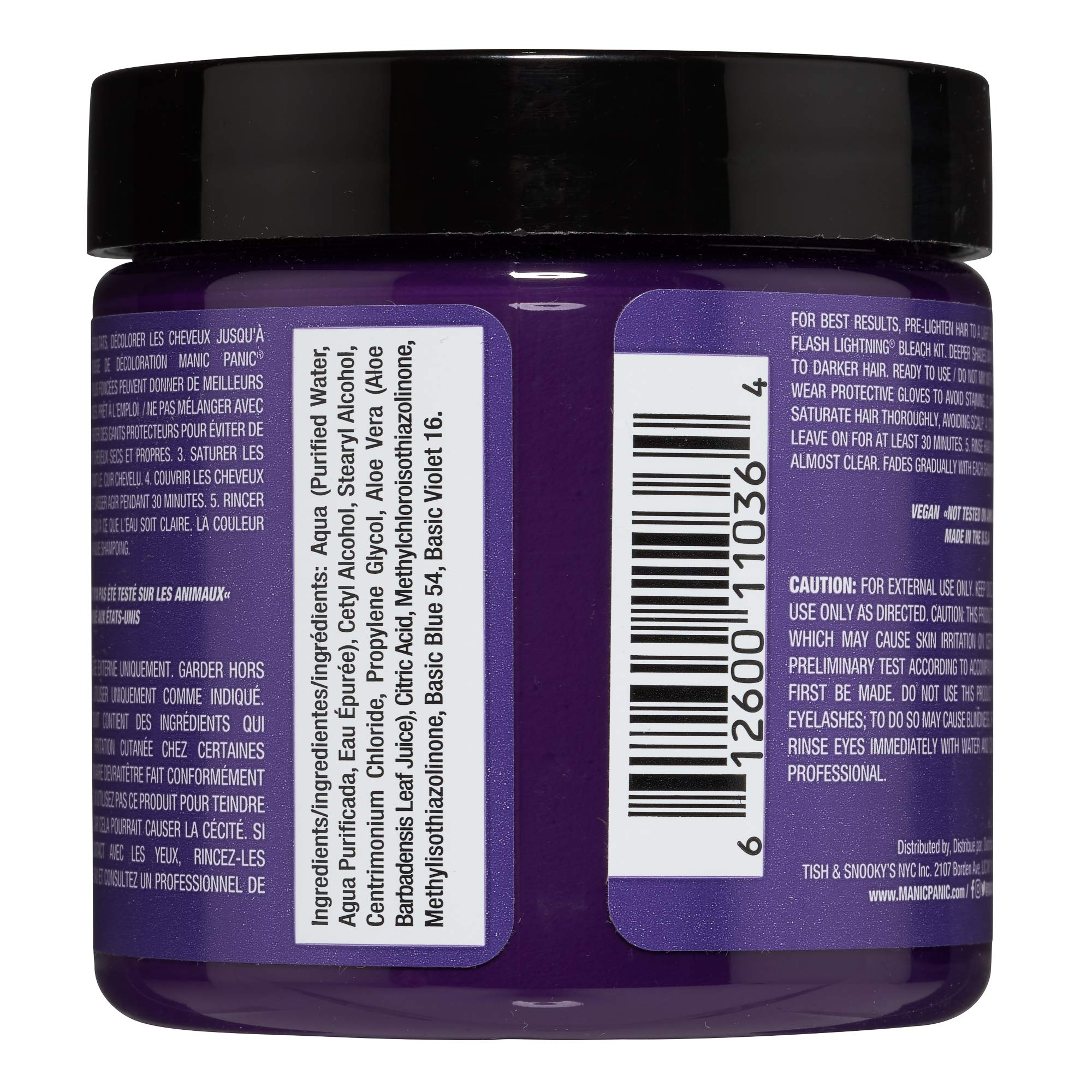 MANIC PANIC Amethyst Eléctrico: mezcla de colores para tono único