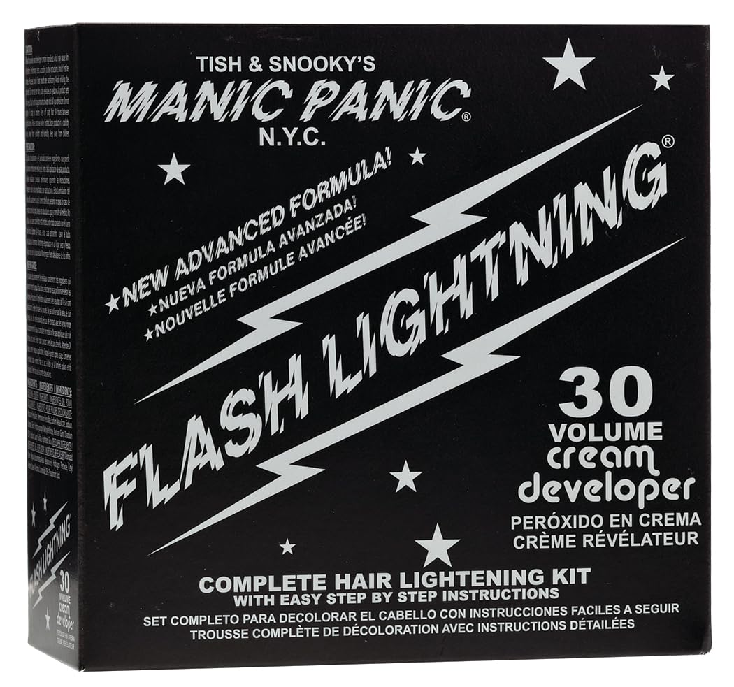 MANIC PANIC Flash Lightning polvo decolorante listo para elevar el color