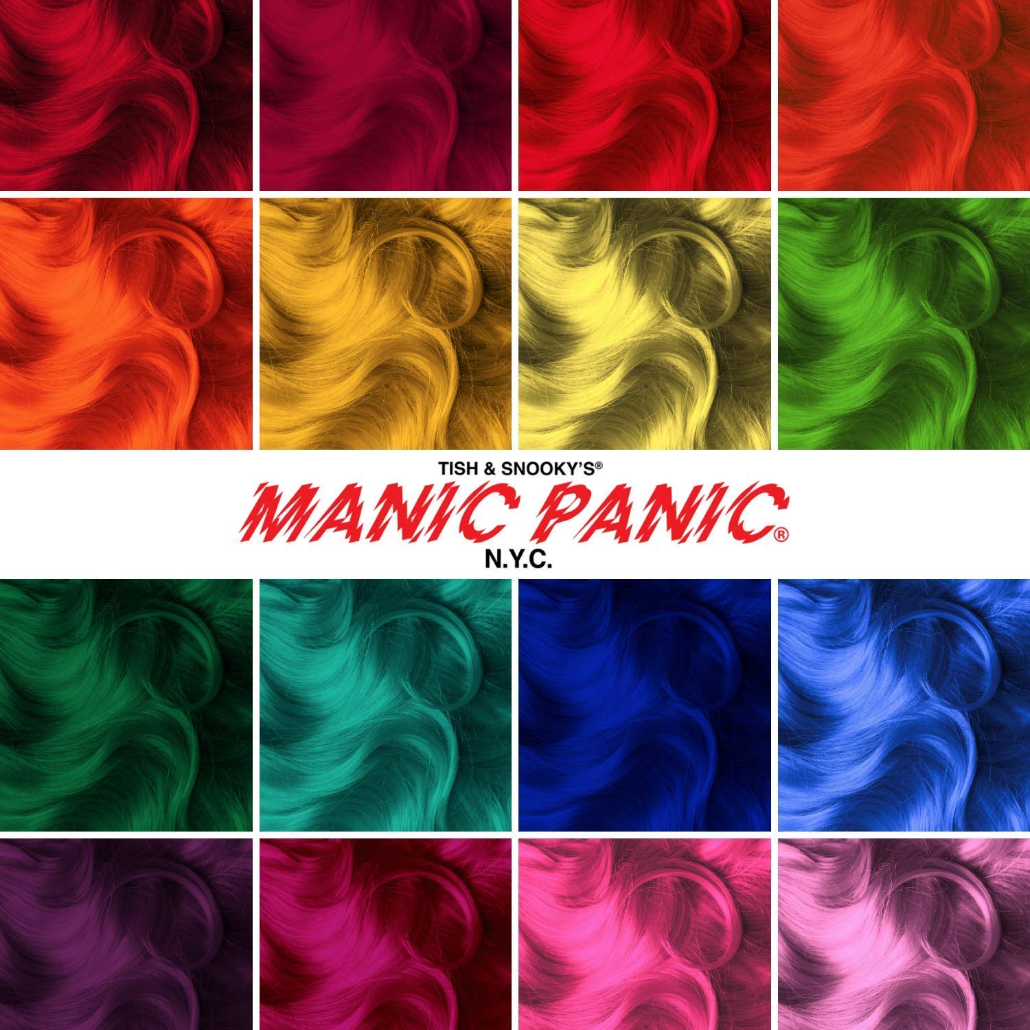 MANIC PANIC Pillarbox Red, cabello saludable y nutrido durante el color
