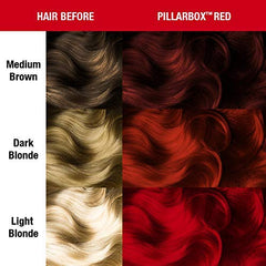 MANIC PANIC Pillarbox Red, tono vivo que se mezcla con otros colores para resultados personalizados